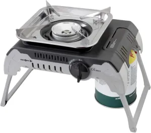 0708014N Devil 450 Portable Camping Gas Stove Foldable, compatible with 450 G Threaded Cartridges (Cartridge not included), 2.4 KW Power, with Carrying Case