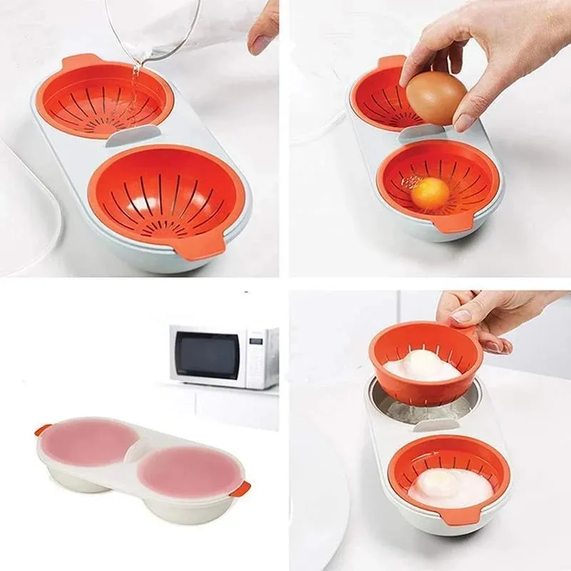 1 1 FREE | Portable Microwave Egg Cooker - Fast & Healthy
