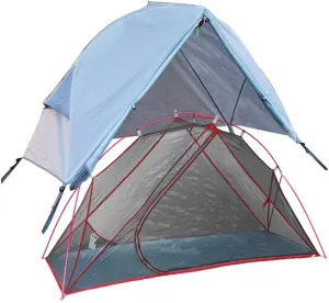 1 Person Camping Tent for Cot Lightweight -Resist Tent for Outdoor Camping Backpacking Traveling, Blue