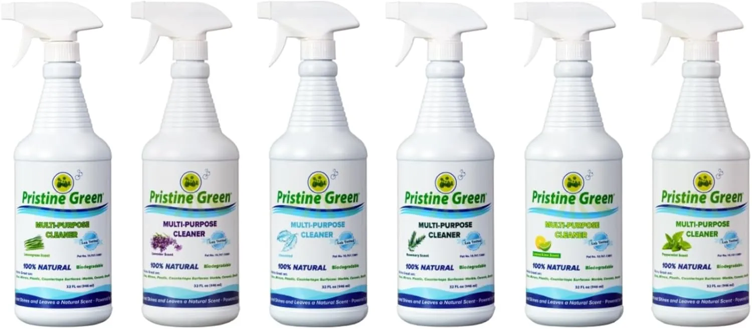 100% Natural All Purpose Cleaner | Plant based | Biodegradeable | Lab Tested | Patented Formula (Lemon/Lime)