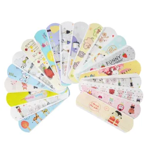 100PCs Waterproof Breathable Cute Cartoon Band Aid