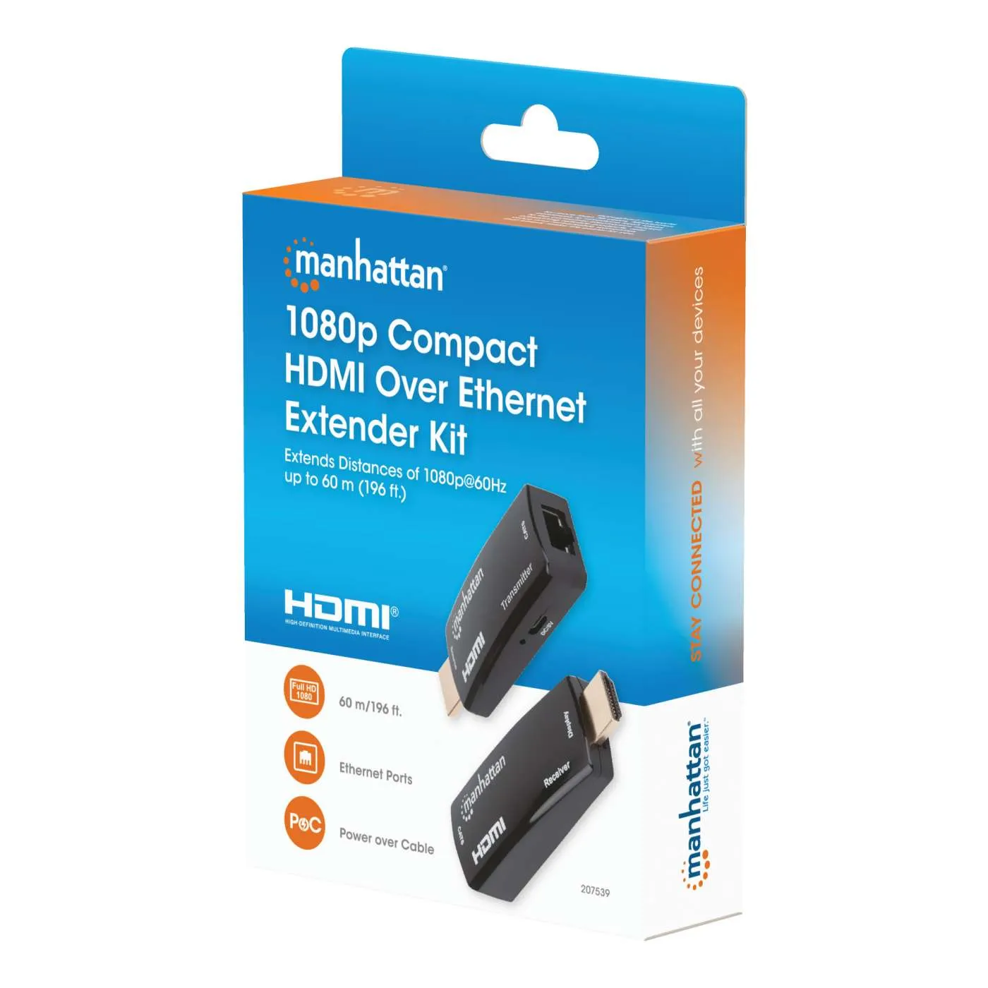 1080p Compact HDMI over Ethernet Extender Kit