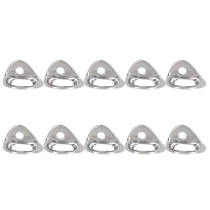 10Pcs Climbing Hanger - Lightweight Stainless Steel Anchors, Durable Rock Protection for Cave Exploration, Easy Install for Indoor and Outdoor Use