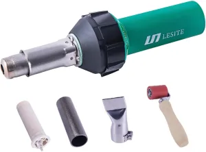 120V 1600W Handheld Plastic Welder Hot Air Gun Hand Tool Vinyl Welding Heat Gun Kit