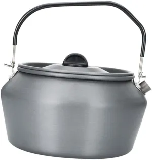 1pc Outdoor Portable Camping Kettle Capacity Teakettle with Non Slip Heat Insulated Handle Quick Heat Conduction for Hiking Picnics and Travel