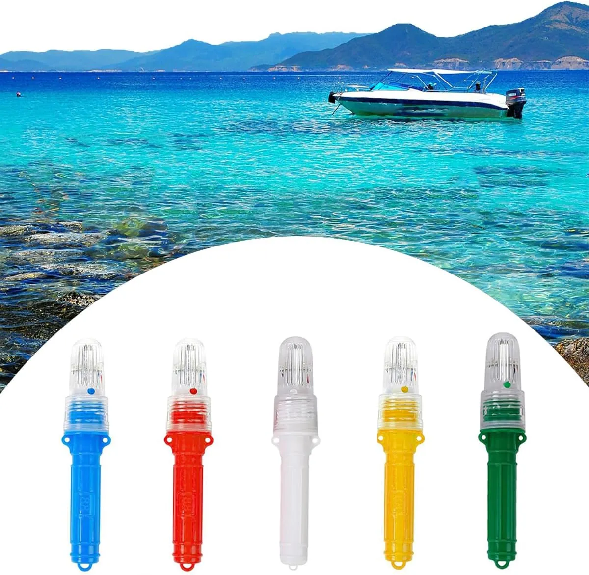 2025 New Coast Guard Approved Waterproof Boat Flares, Boat Flares, Waterproof Boat Safety Kit Emergency Signals for Fishing Nets, Buoys, Boats (6 Colors)