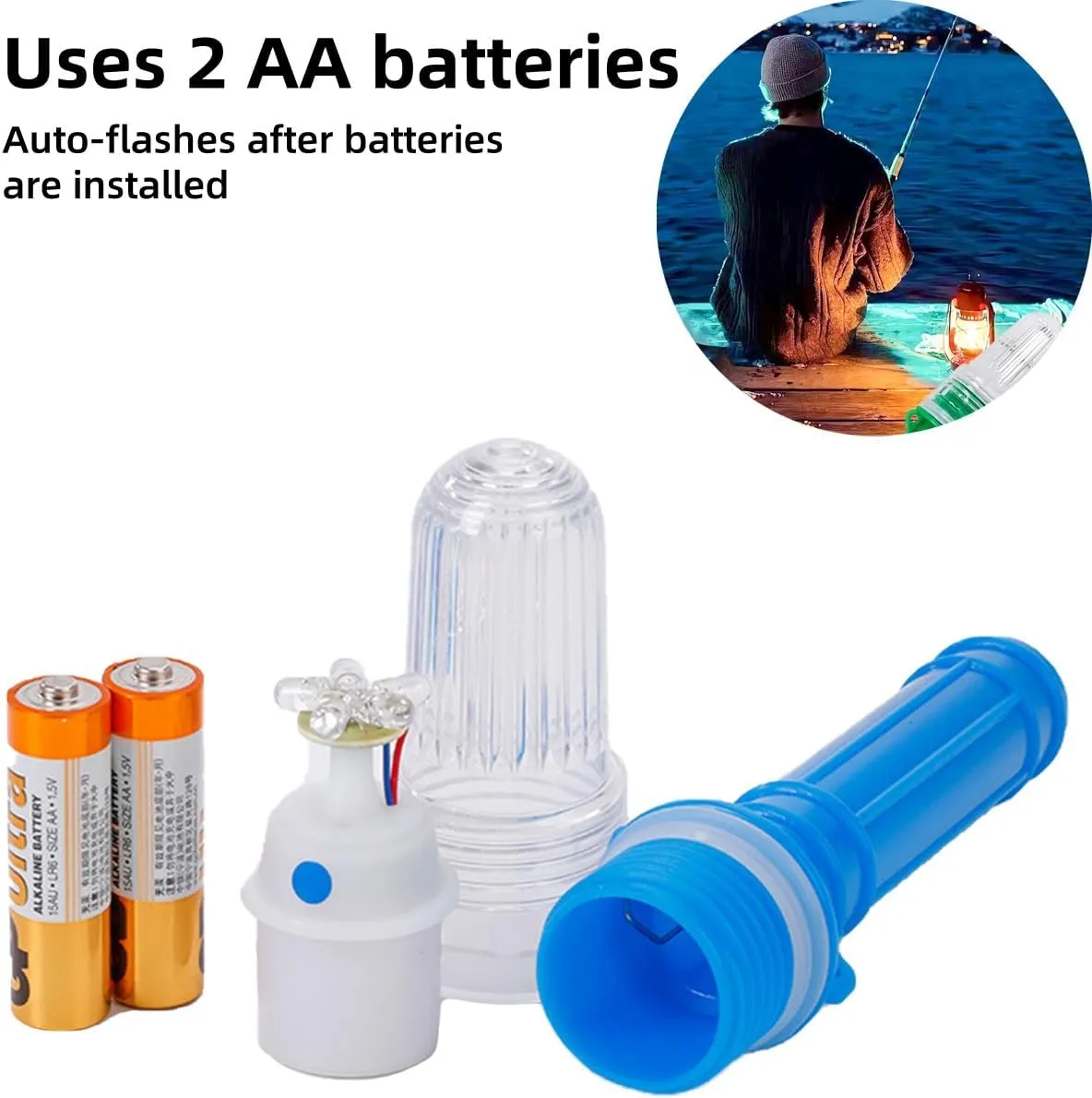 2025 New Coast Guard Approved Waterproof Boat Flares, Boat Flares, Waterproof Boat Safety Kit Emergency Signals for Fishing Nets, Buoys, Boats (6 Colors)