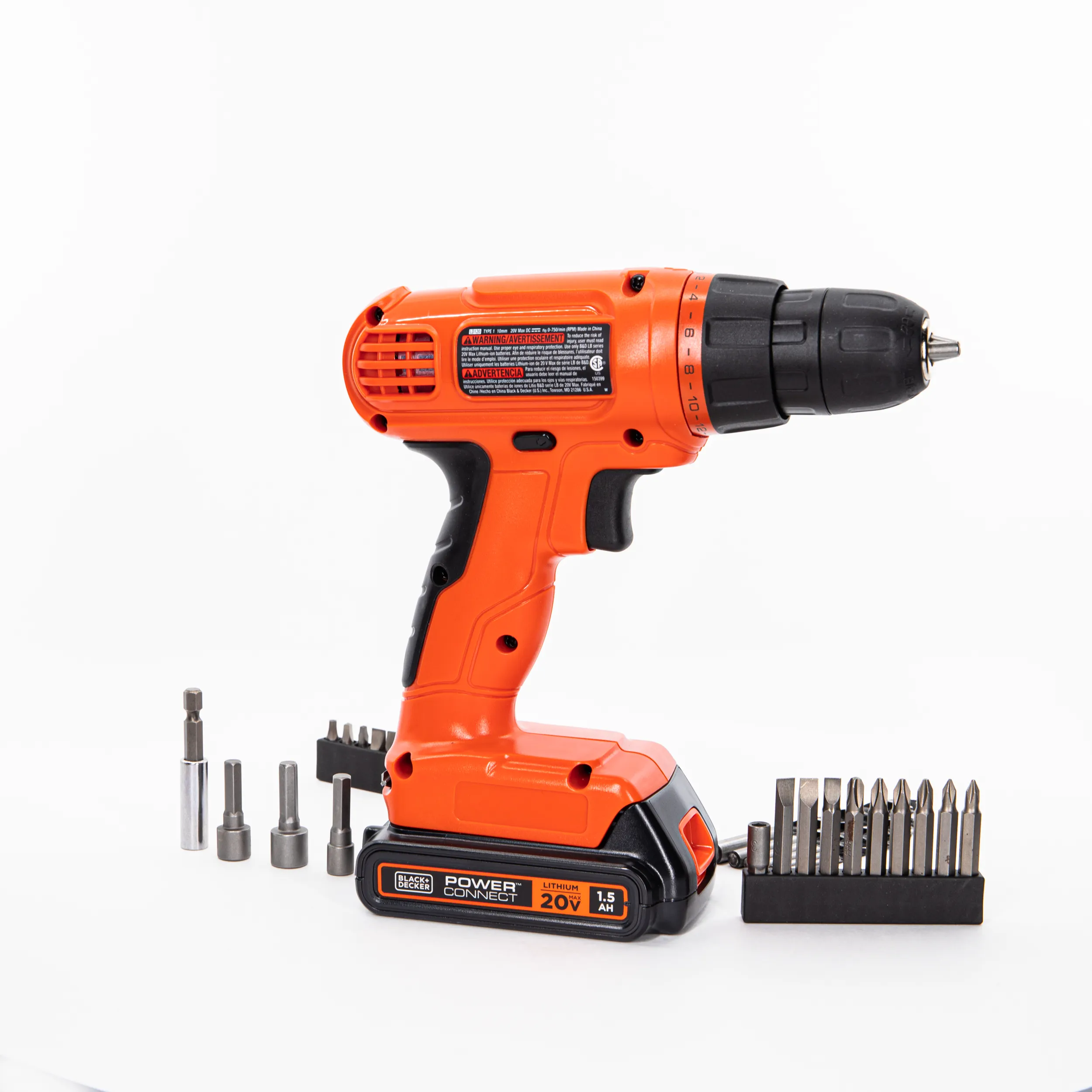 20V MAX* POWERCONNECT™ Cordless Drill | Driver, 30-Piece Kit