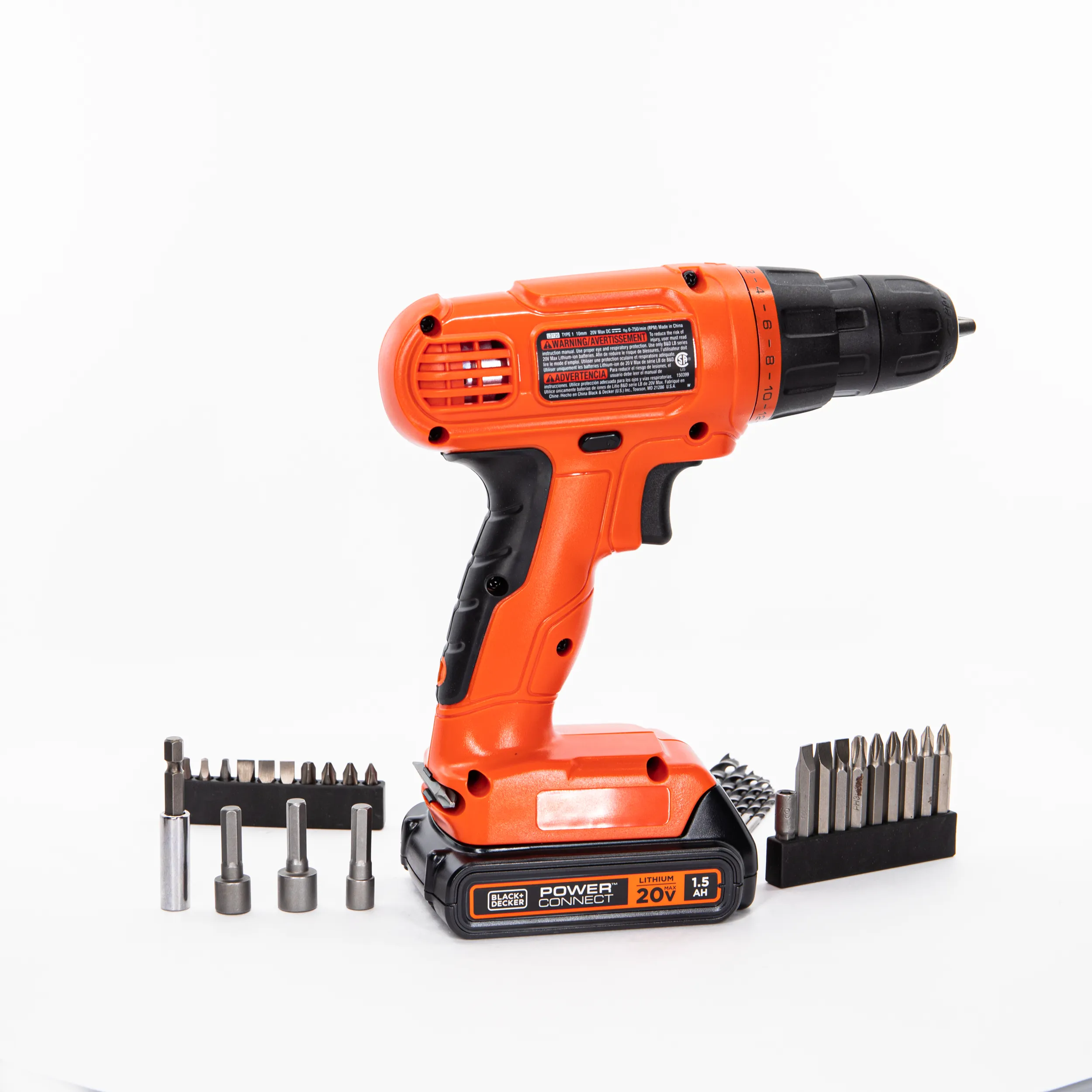 20V MAX* POWERCONNECT™ Cordless Drill | Driver, 30-Piece Kit