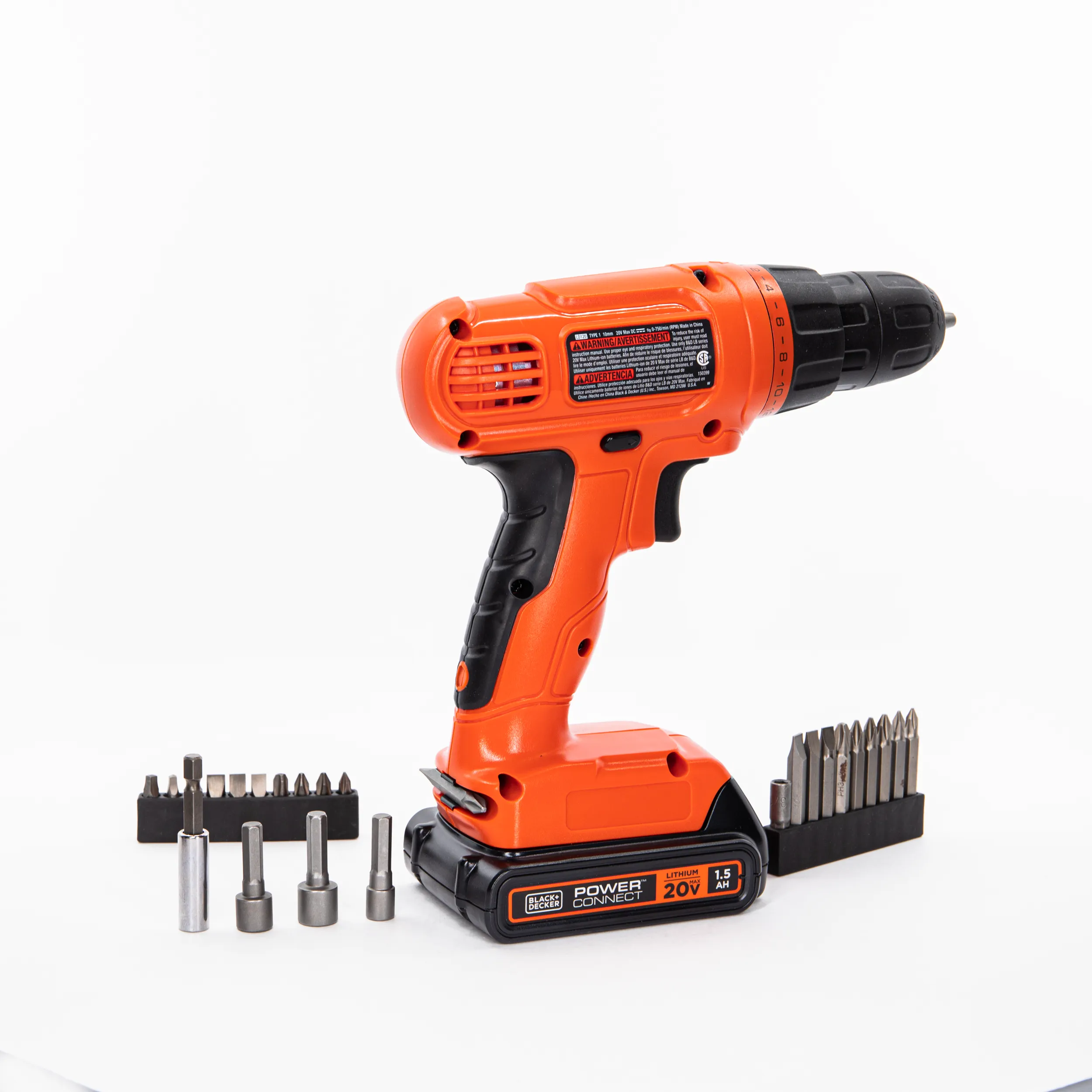 20V MAX* POWERCONNECT™ Cordless Drill | Driver, 30-Piece Kit