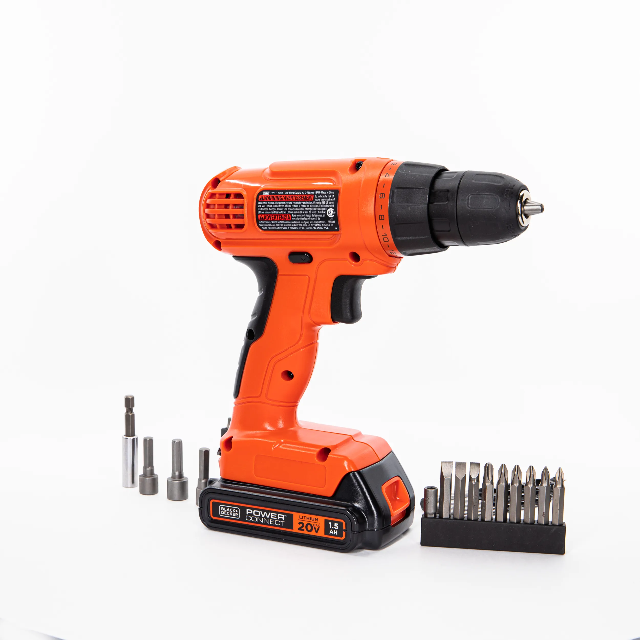 20V MAX* POWERCONNECT™ Cordless Drill | Driver, 30-Piece Kit