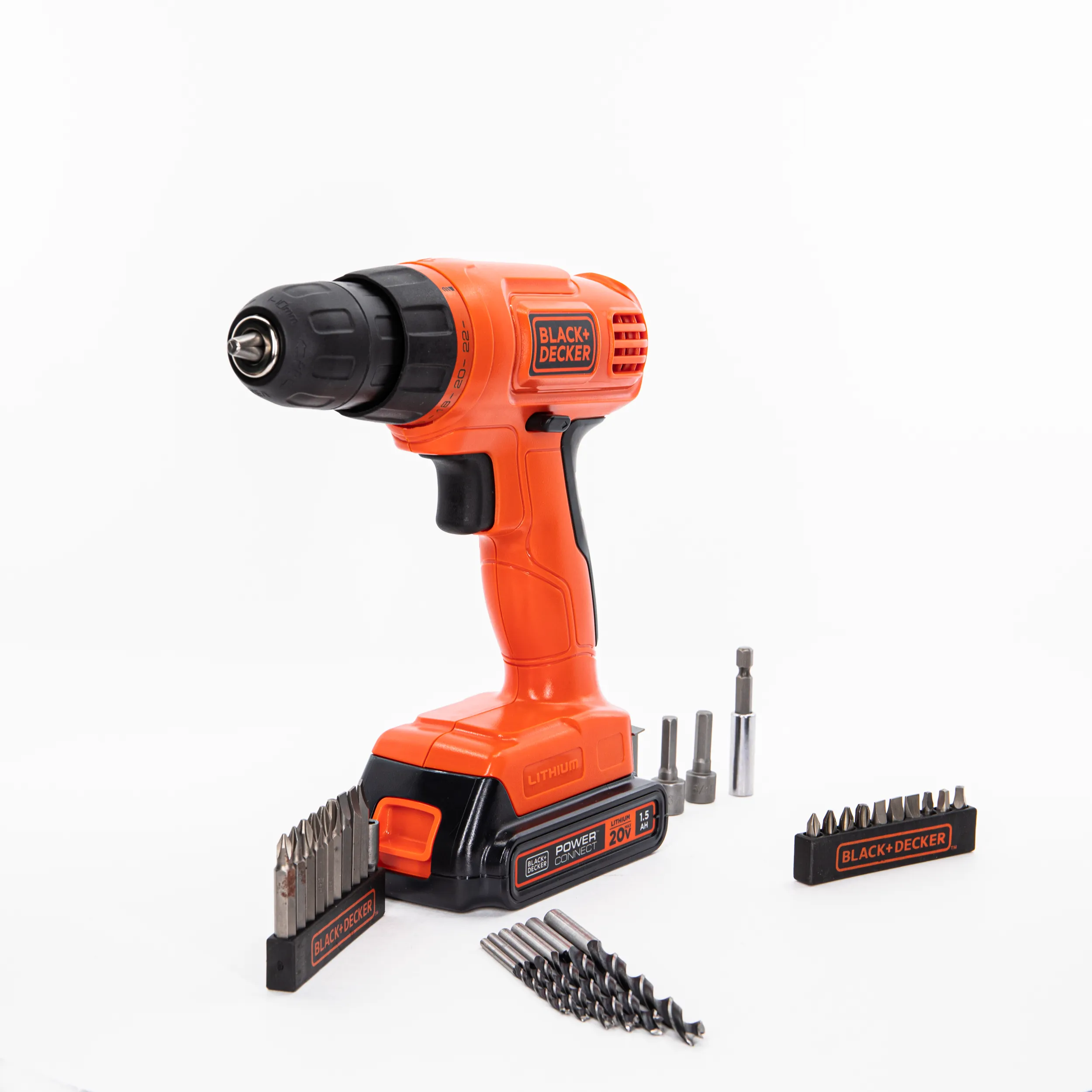 20V MAX* POWERCONNECT™ Cordless Drill | Driver, 30-Piece Kit