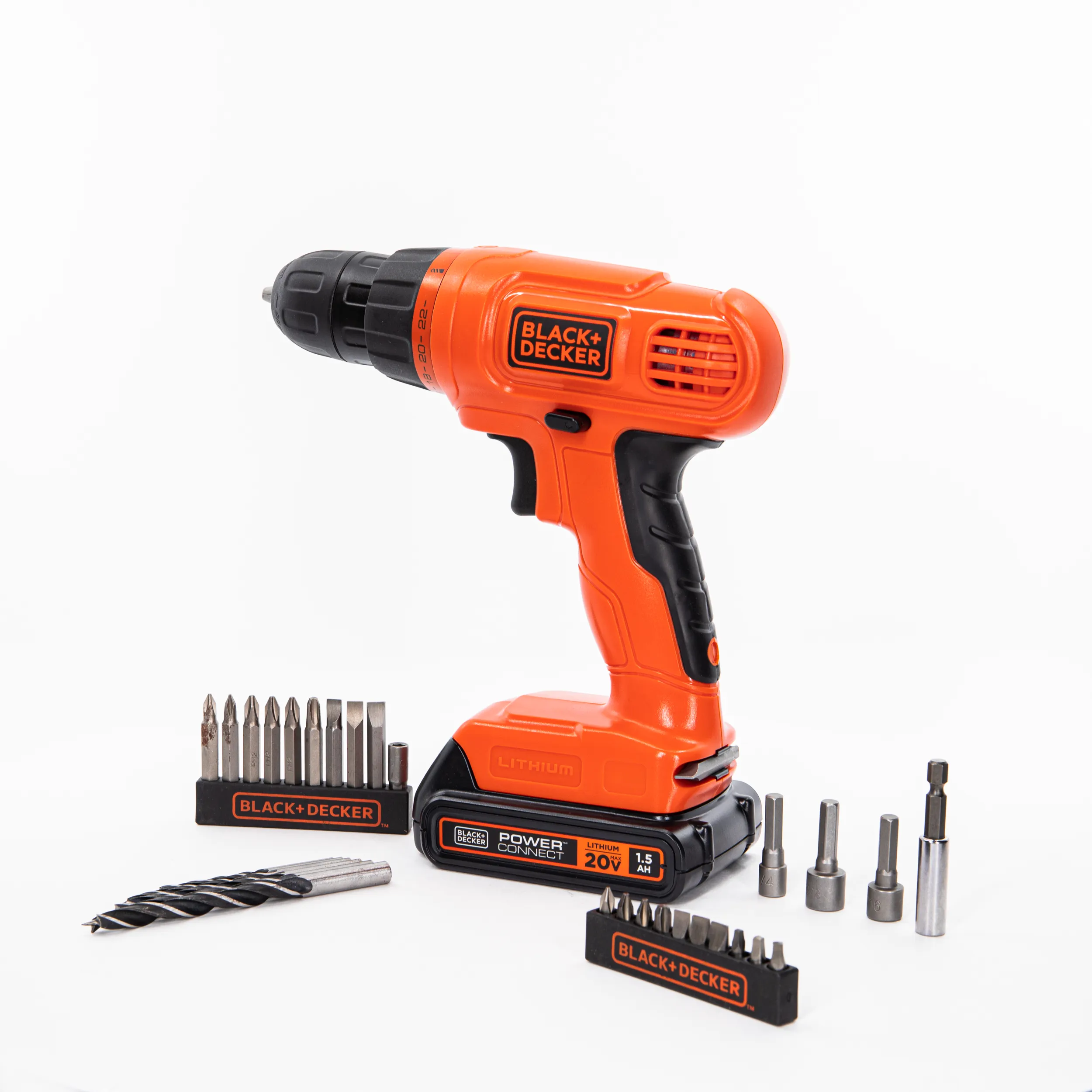 20V MAX* POWERCONNECT™ Cordless Drill | Driver, 30-Piece Kit