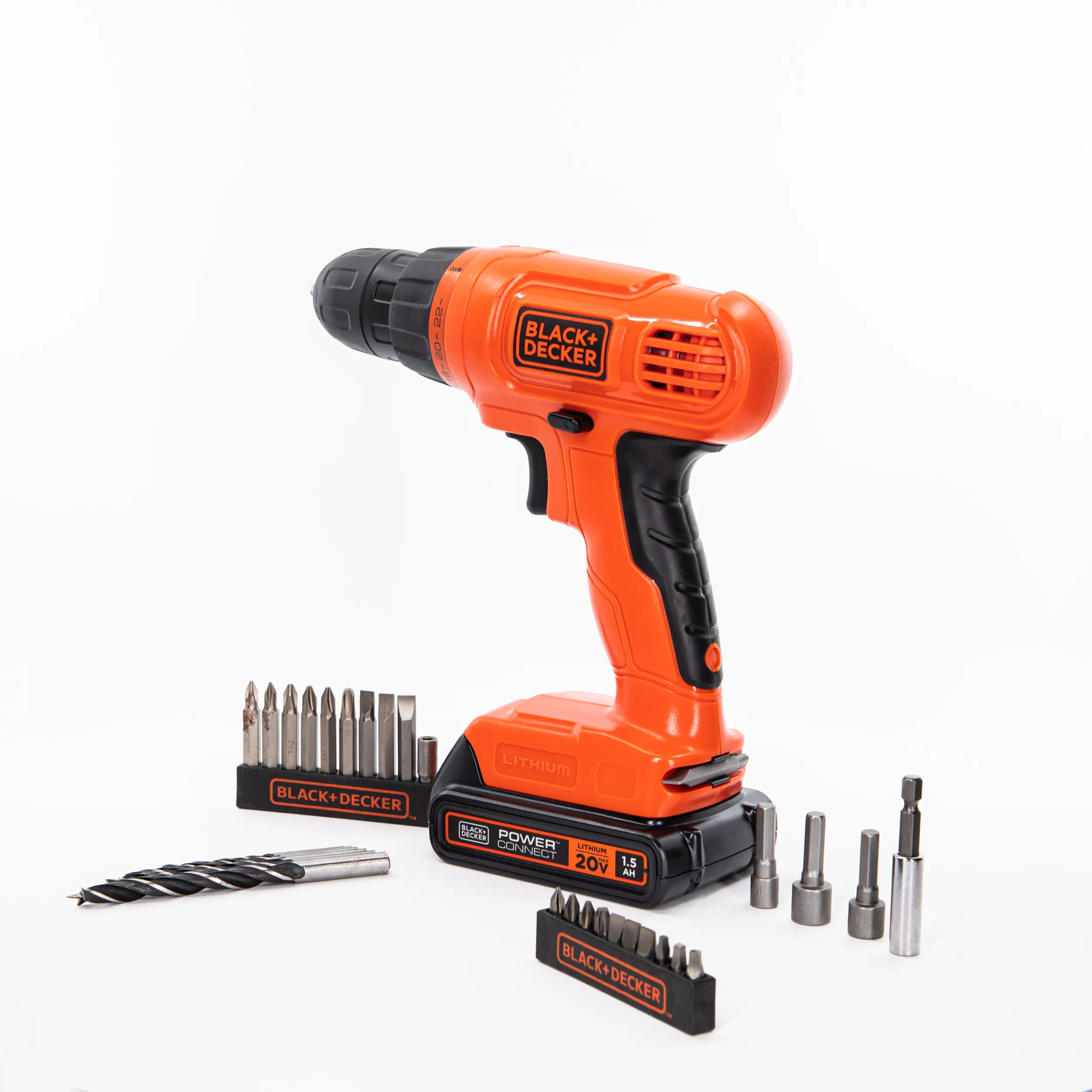 20V MAX* POWERCONNECT™ Cordless Drill | Driver, 30-Piece Kit