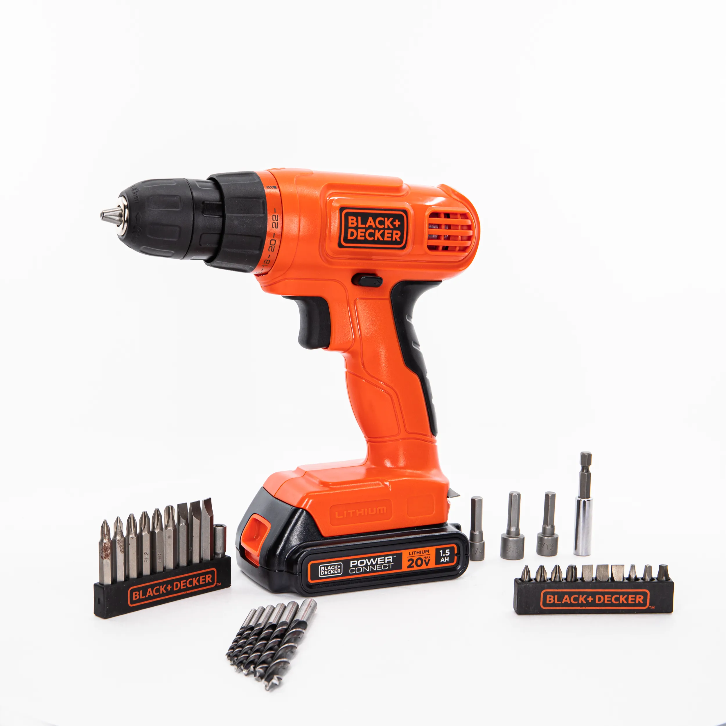 20V MAX* POWERCONNECT™ Cordless Drill | Driver, 30-Piece Kit