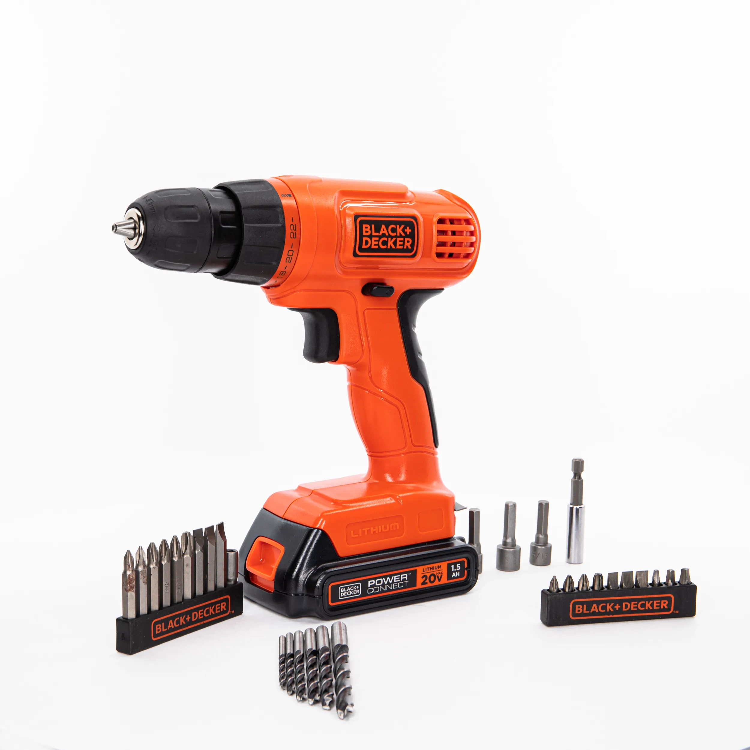 20V MAX* POWERCONNECT™ Cordless Drill | Driver, 30-Piece Kit