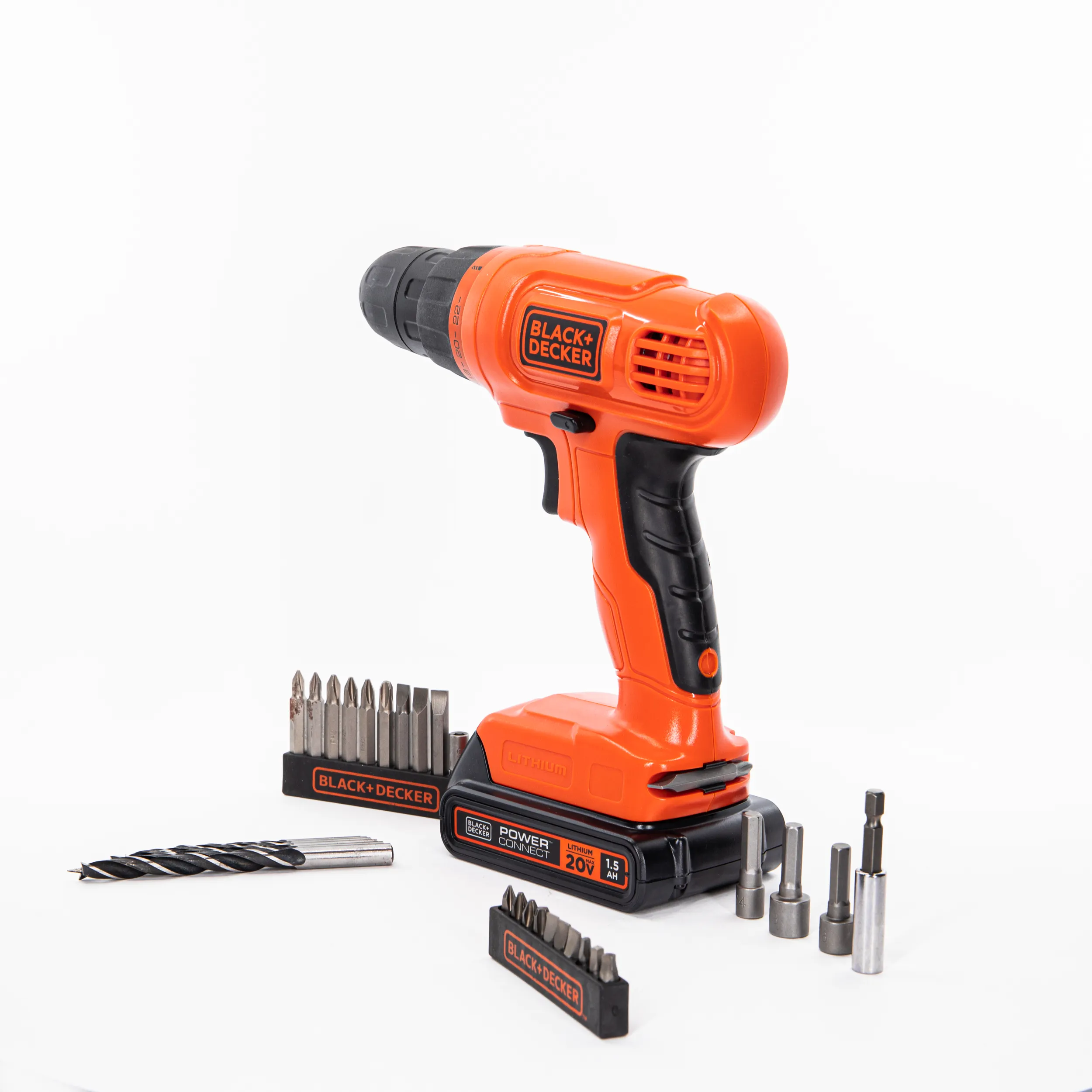 20V MAX* POWERCONNECT™ Cordless Drill | Driver, 30-Piece Kit