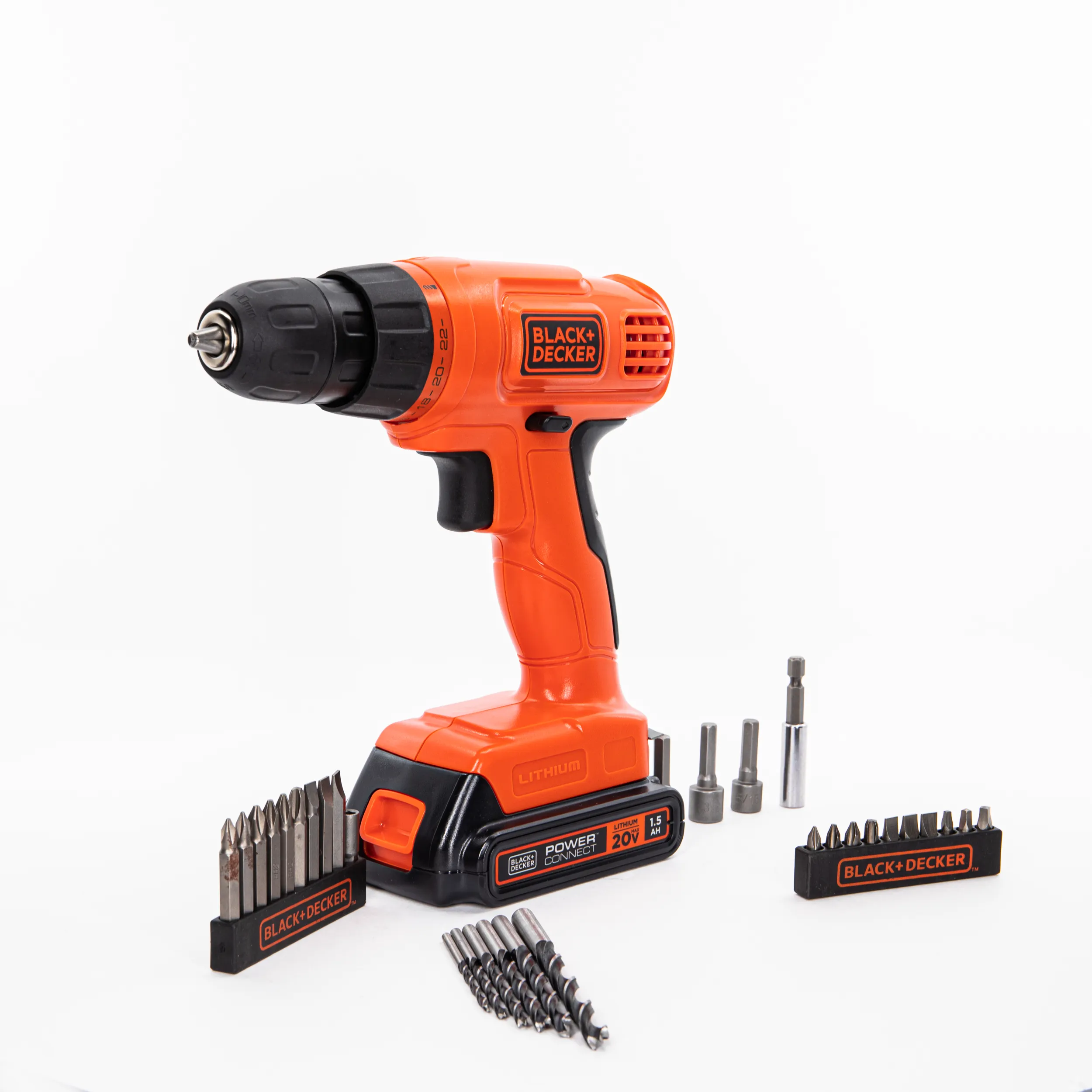 20V MAX* POWERCONNECT™ Cordless Drill | Driver, 30-Piece Kit