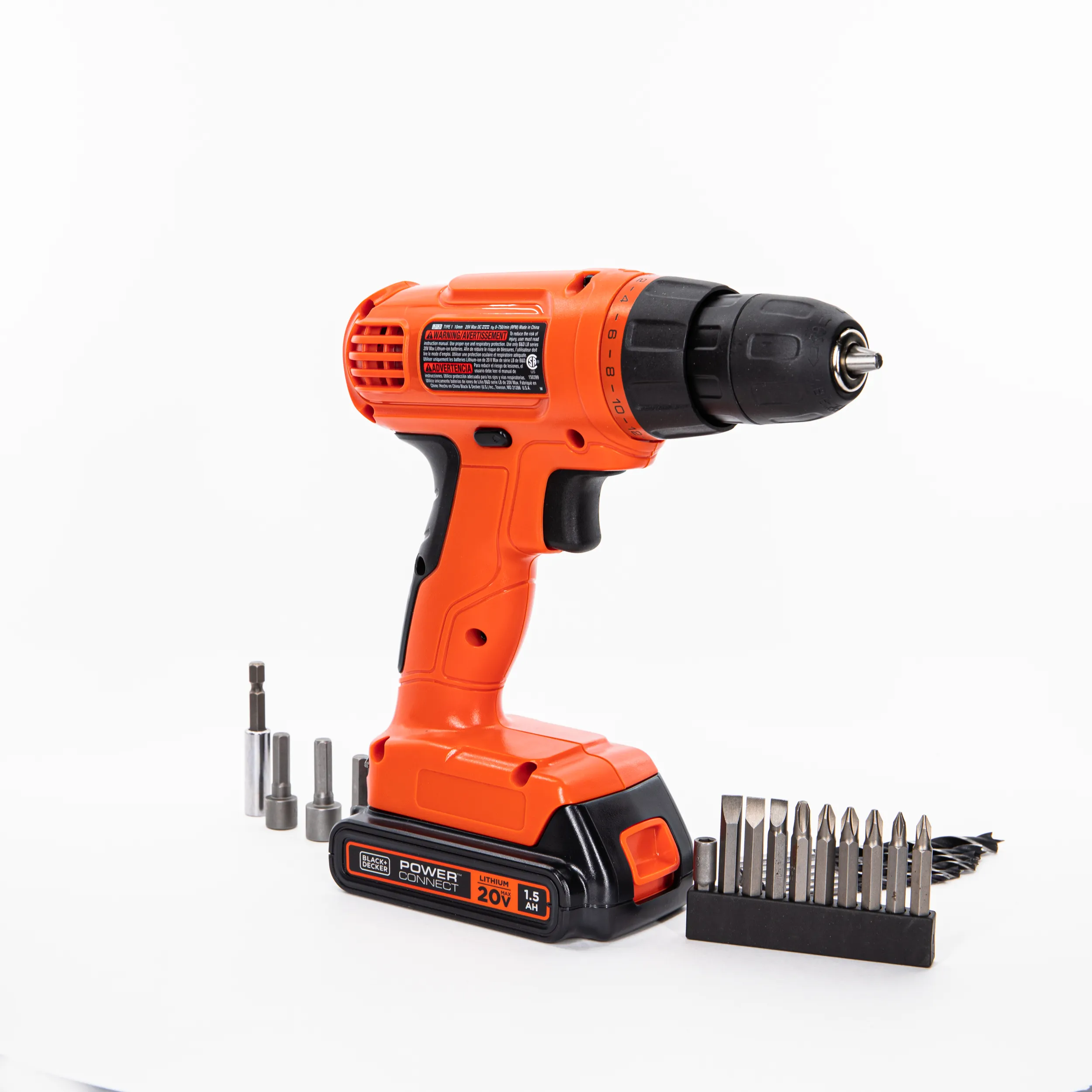 20V MAX* POWERCONNECT™ Cordless Drill | Driver, 30-Piece Kit