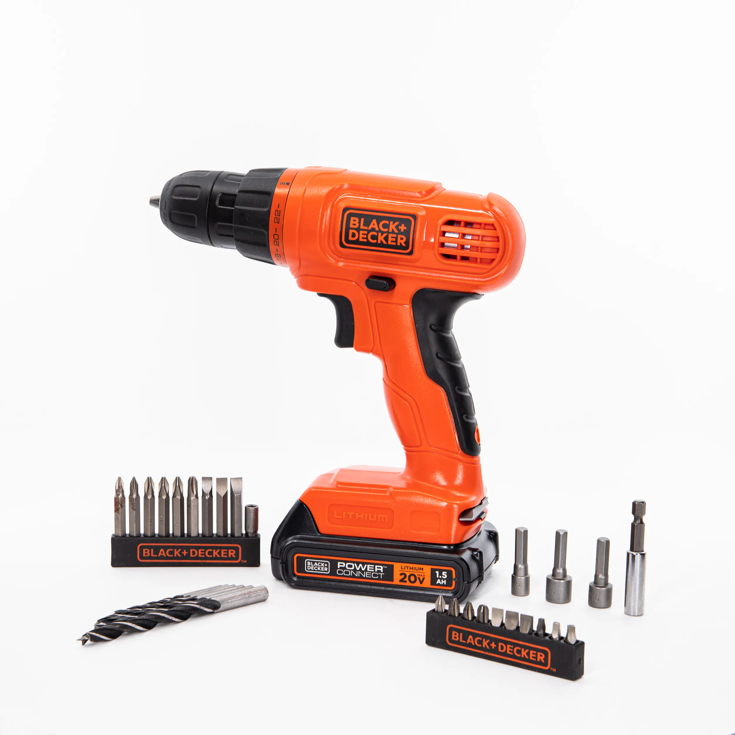 20V MAX* POWERCONNECT™ Cordless Drill | Driver, 30-Piece Kit