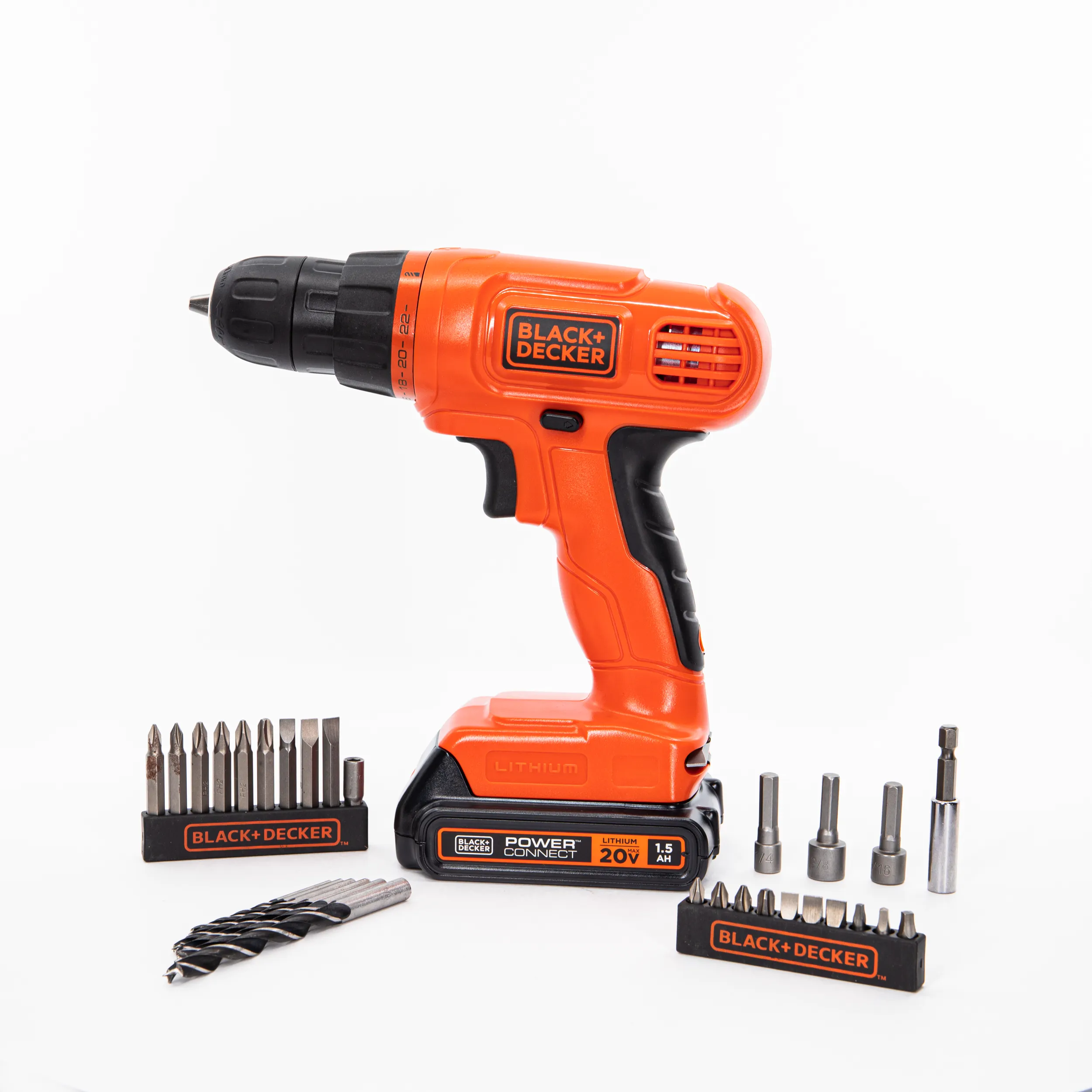 20V MAX* POWERCONNECT™ Cordless Drill | Driver, 30-Piece Kit