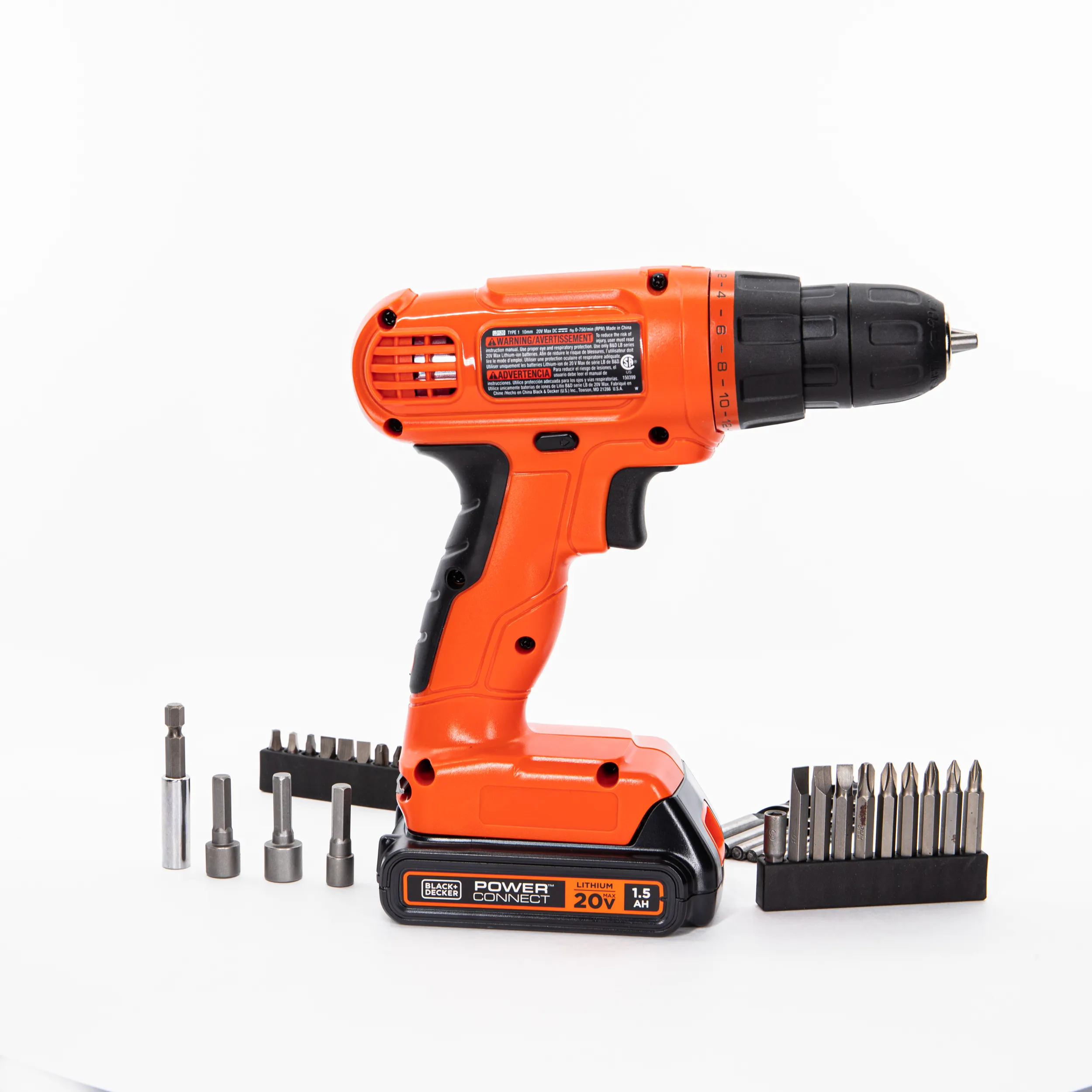 20V MAX* POWERCONNECT™ Cordless Drill | Driver, 30-Piece Kit