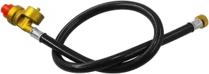 26Inch Fuel Propane Butane Gas Portable Camping Stove Replacement Regulator with Hose Convert to 1LB Disposal Bottle