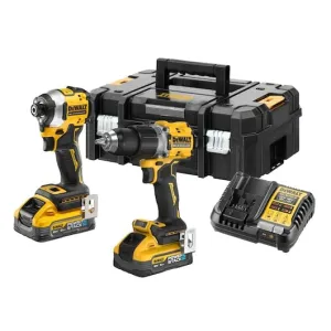 2Pce 18V 5Ah Brushless Hammer Drill   Impact Driver Kit DCK2050H2T-XE by Dewalt
