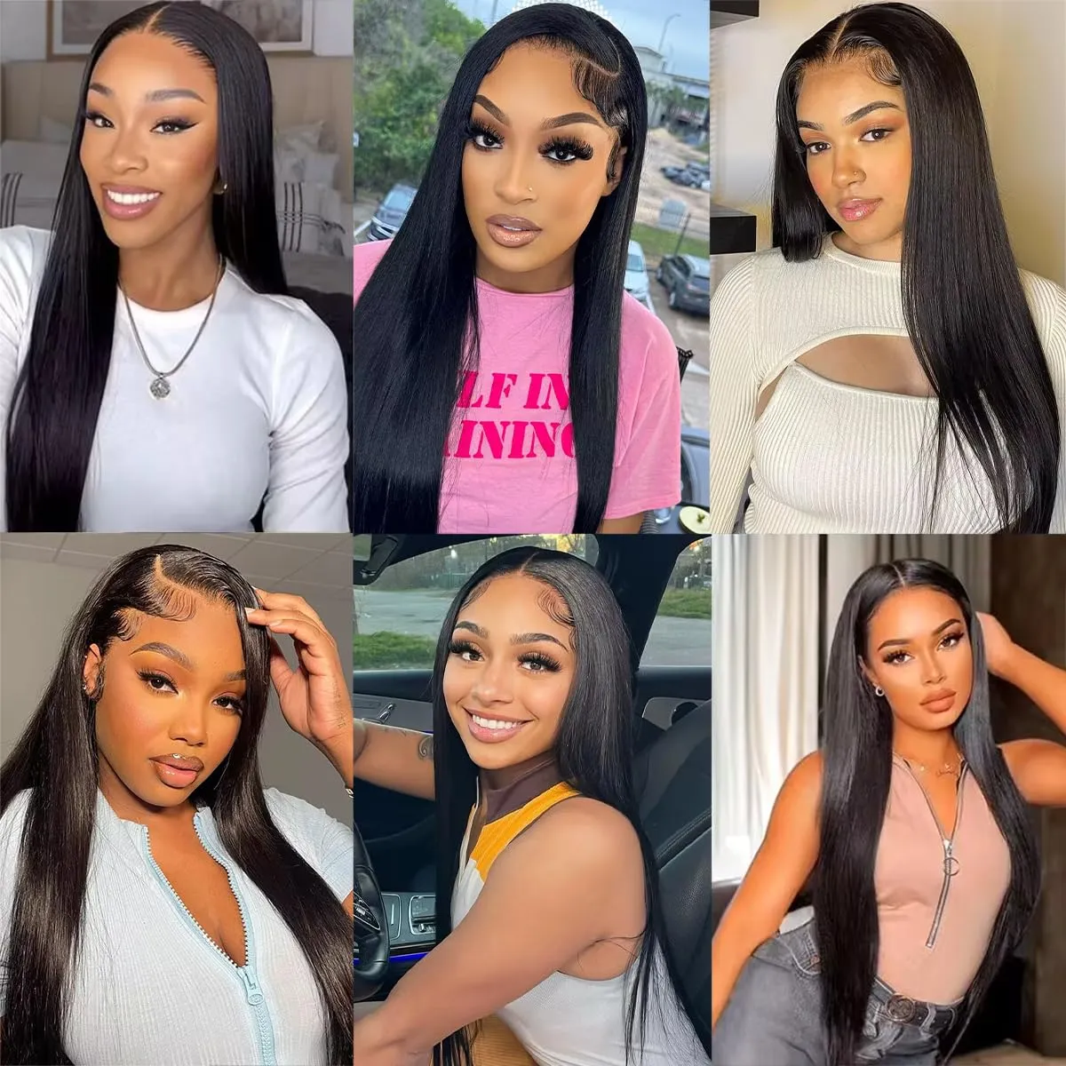 32 Inch Glueless Wigs Human Hair Pre Plucked Pre Cut 6x4 HD Lace Closure Wigs Human Hair 180 Density No Glue Straight Wigs 3 Seconds to Install Straight Glueless Wigs Human Hair for Beginners