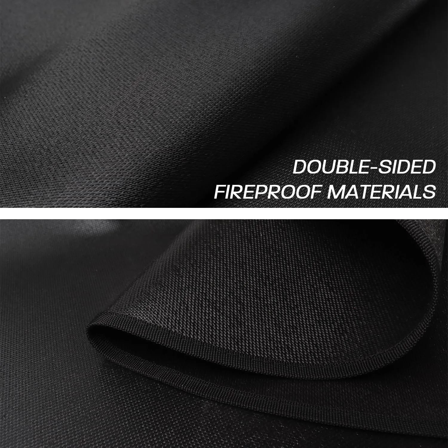 36" Fire Pit Mat for Solo Stove Bonfire, Round Fireproof Under Grill Mats for Outdoor Grill, Portable Camping Stove Mat for Solo Stove Accessories
