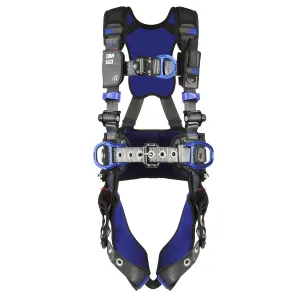 3M 1113177 DBI-SALA ExoFit X300 Comfort Wind Energy Climbing Positioning Safety Harness, Wind Energy Fall Protection, Aluminum Back and Front D-Ring,Leg Tongue Buckle,Quick-Connect Chest Buckle,Large