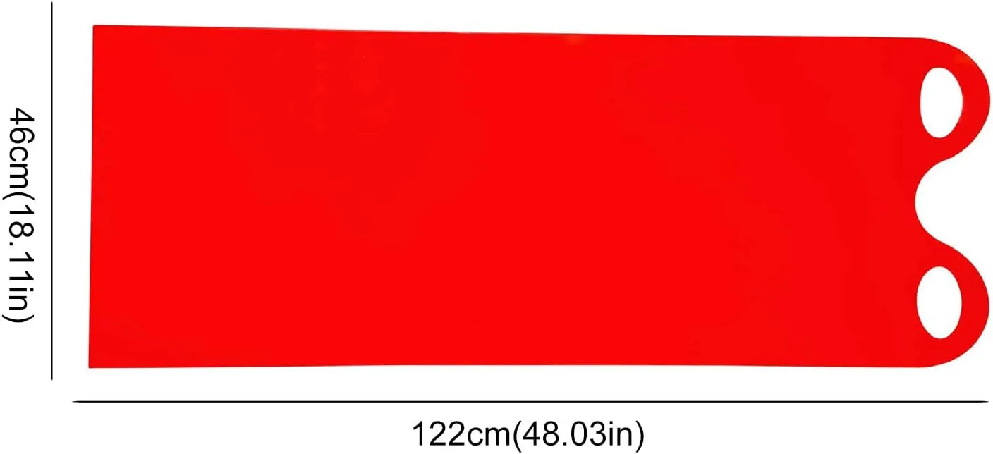 48 Inch Snow Sled for Kids,Thickened Plastic Lightweight Snow Sleds with Handles,Flexible Roll Up Durable Snowboards Winter Downhill Sprinter Sleds for Outdoor Snow Sand Grass Beach
