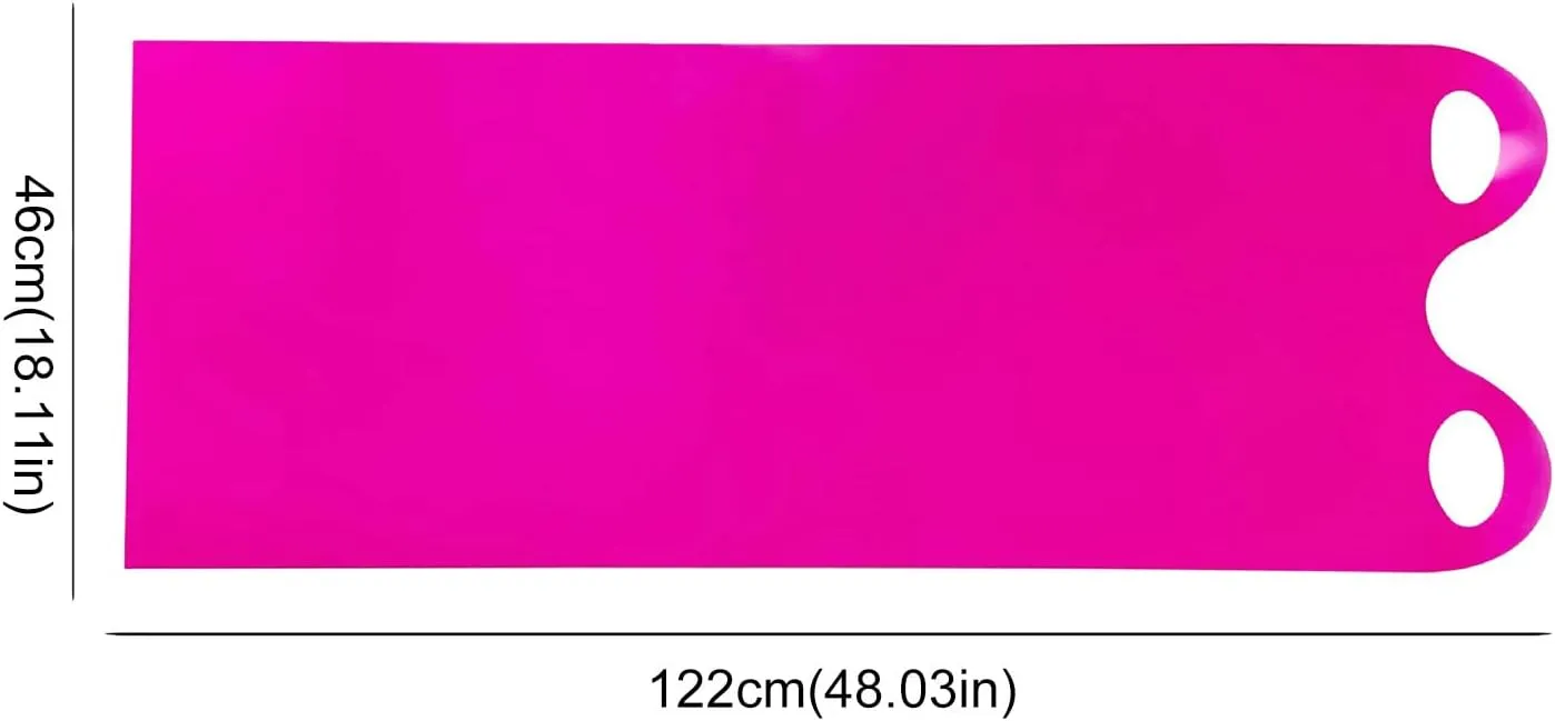 48 Inch Snow Sleds,Lightweight Thickened Plastic Snow Sleds with Handles,Durable Flexible Roll Up Snowboards Winter Downhill Sprinter Sledding for Grass Outdoor Beach Sand Snow