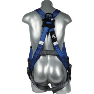5-Point Adjustable Full-Body Harness with Dorsal D-Ring - Lightweight Safety Gear for Construction & Elevated Work