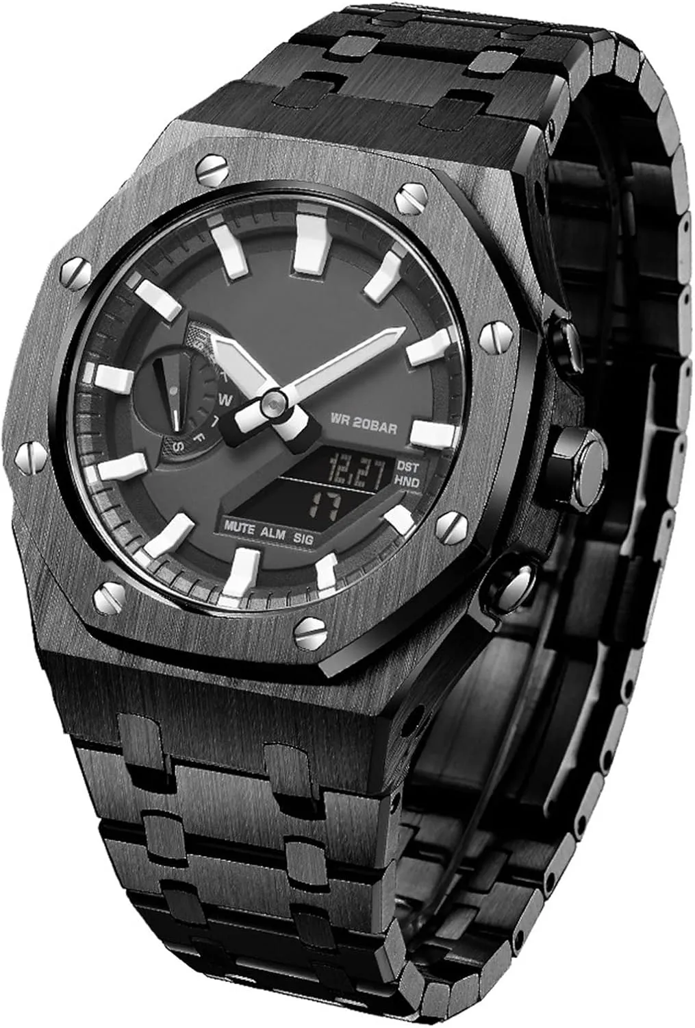 5rd GA2100 MOD Kit For GA-2110 Metal Watch Case Watchband 316 Stainless Steel Modified Accessories Bezel Bracelet Strap With Bottom Cover