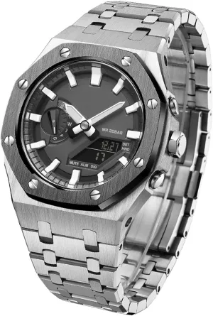 5rd With Bottom Cover MOD Kit For GA2110SU-3A Metal Watch Case Watchband 316 Stainless Steel Modified Accessories Bezel Bracelet Strap