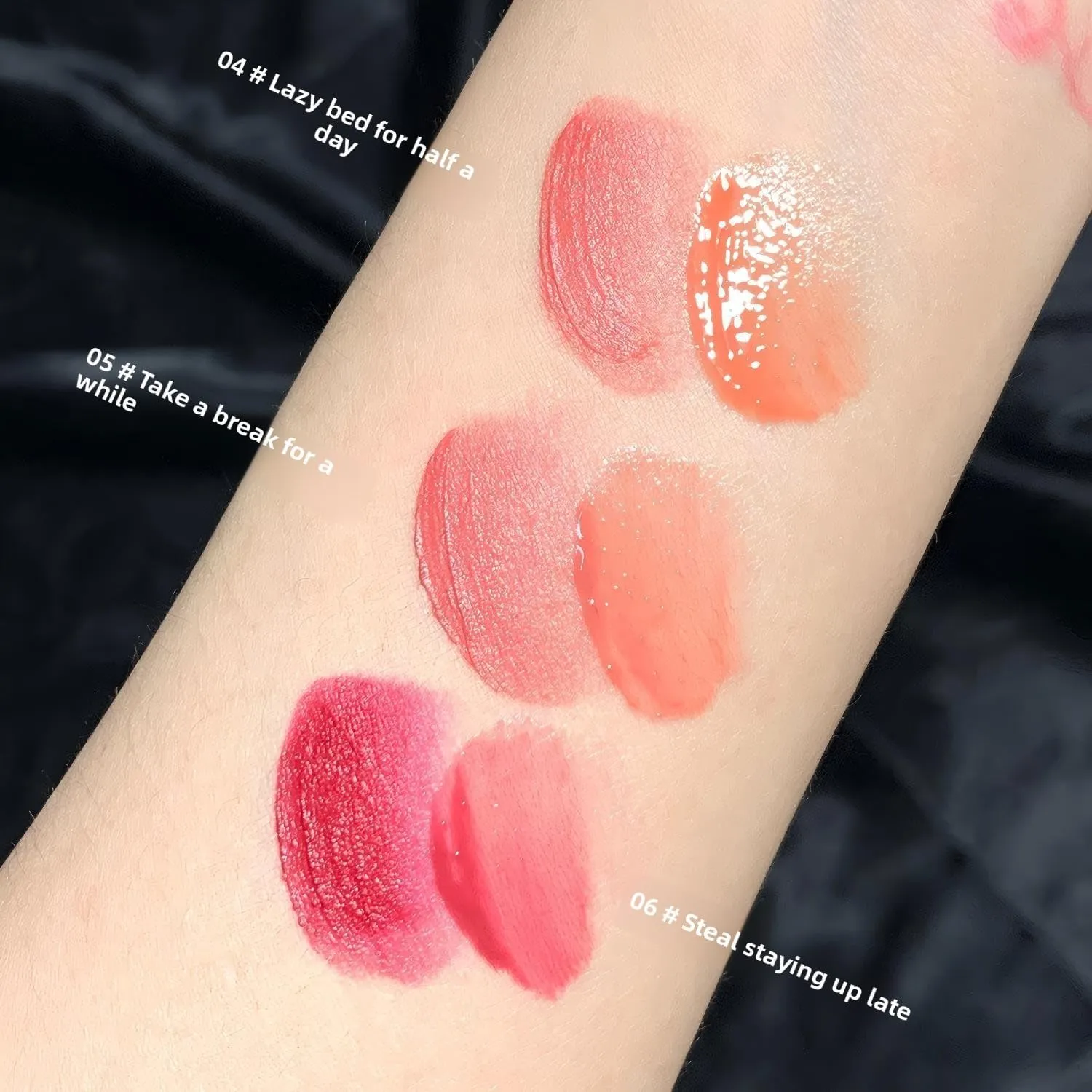 6 Colors 3-Piece Dual-Ended Lipstick Set - Lip Balm & Gloss Combo, Waterproof & Smudge-Proof Long Lasting Lip Color - Perfect for Daily Use & Special Occasions (3-color - 04#＋05#＋06#)