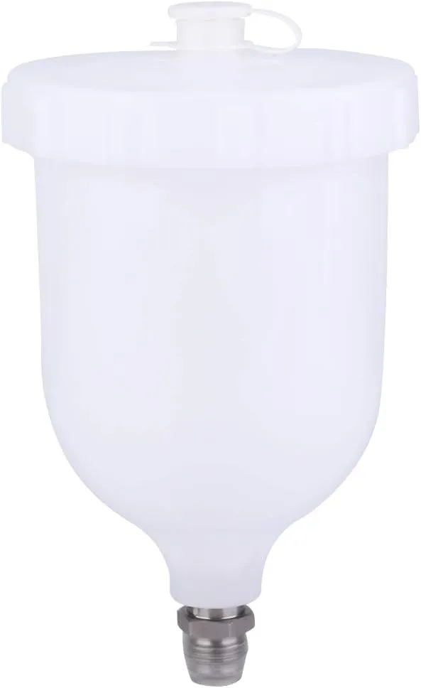 600ml Spray Gun Pot Feed Plastic Paint Cup, for D evilbiss T EKNA Pro FLG