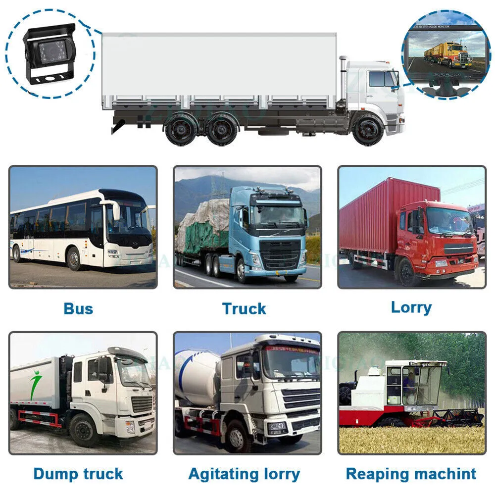 7'' Waterproof Monitor Reversing  Kit For Truck Caravan-SA_Rural