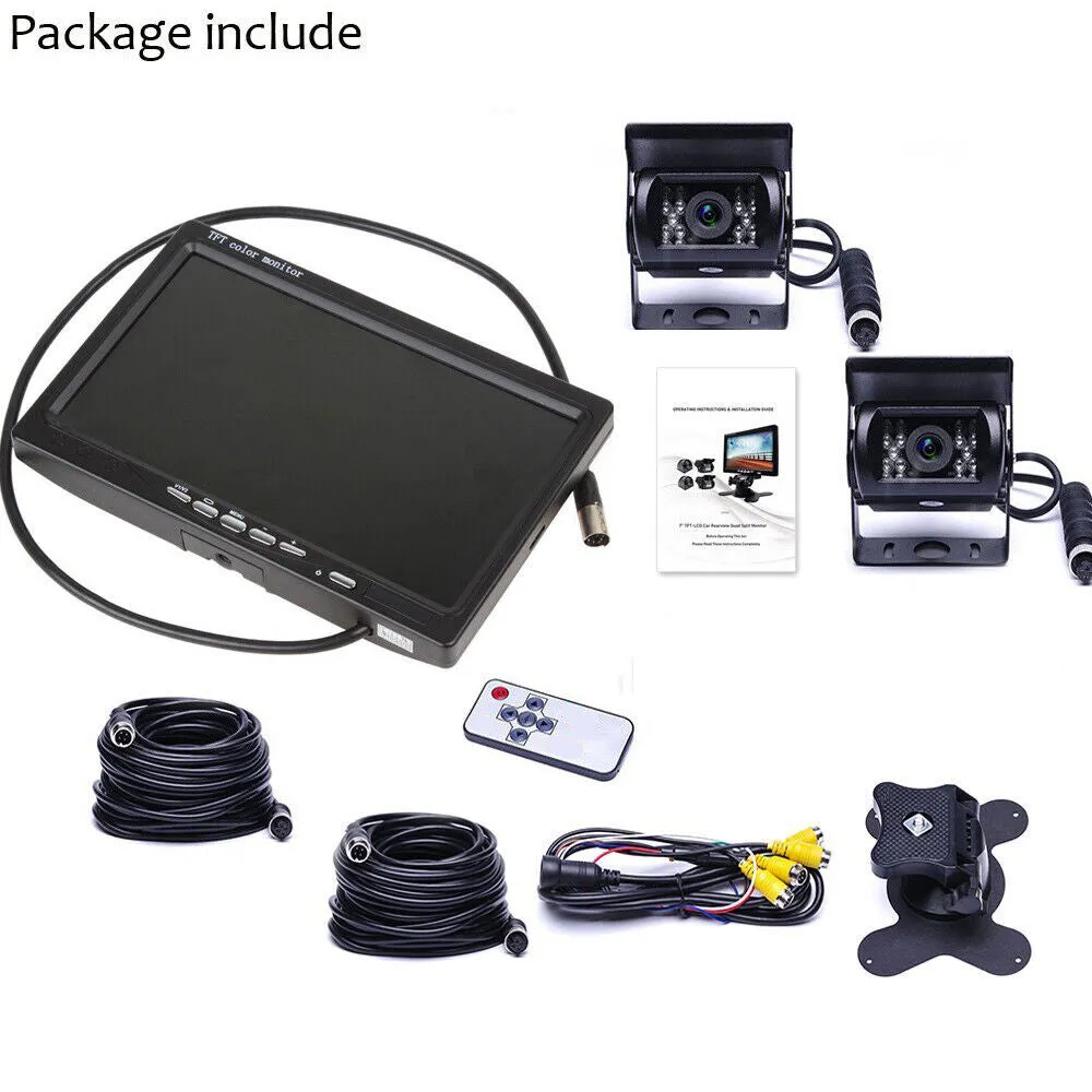 7'' Waterproof Monitor Reversing  Kit For Truck Caravan-SA_Rural