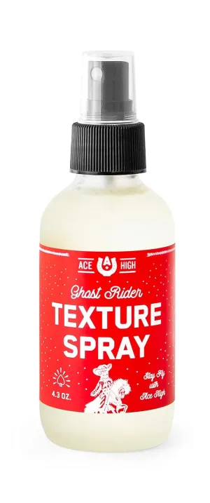 ace high Ghost Rider Texture Surf Spray, Volume and Control, Matte Finish, Beach Style, Sea Salt, 4.3oz Glass Bottle