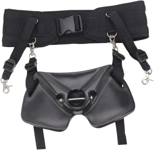 Adjustable Fishing Fighting Belt Harness Padded Waist Gimbal Stand-up Rod Holder