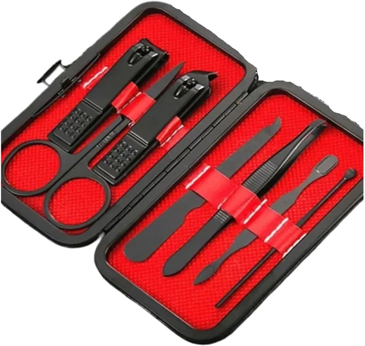 Agnail Clippers 7 Piece Set Home Nail Clipper Large Opening Manicure Tool Unisex Compact Gift Eyebrow Clip Tweezers Toenail Pliers