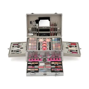 All-in-one Holiday Make up Gift Set | Makeup Kit for Women Full Kit Essential Starter Bundle Include Eyeshadow Palette Lipstick Blush Foundation Concealer Face Powder Mascara Lipgloss Brush