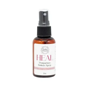 All Natural Postpartum Bottom Spray with Witch Hazel - 2oz - Cooling, Healing, Soothing, perineal spritz for moms during postpartum recovery after childbirth