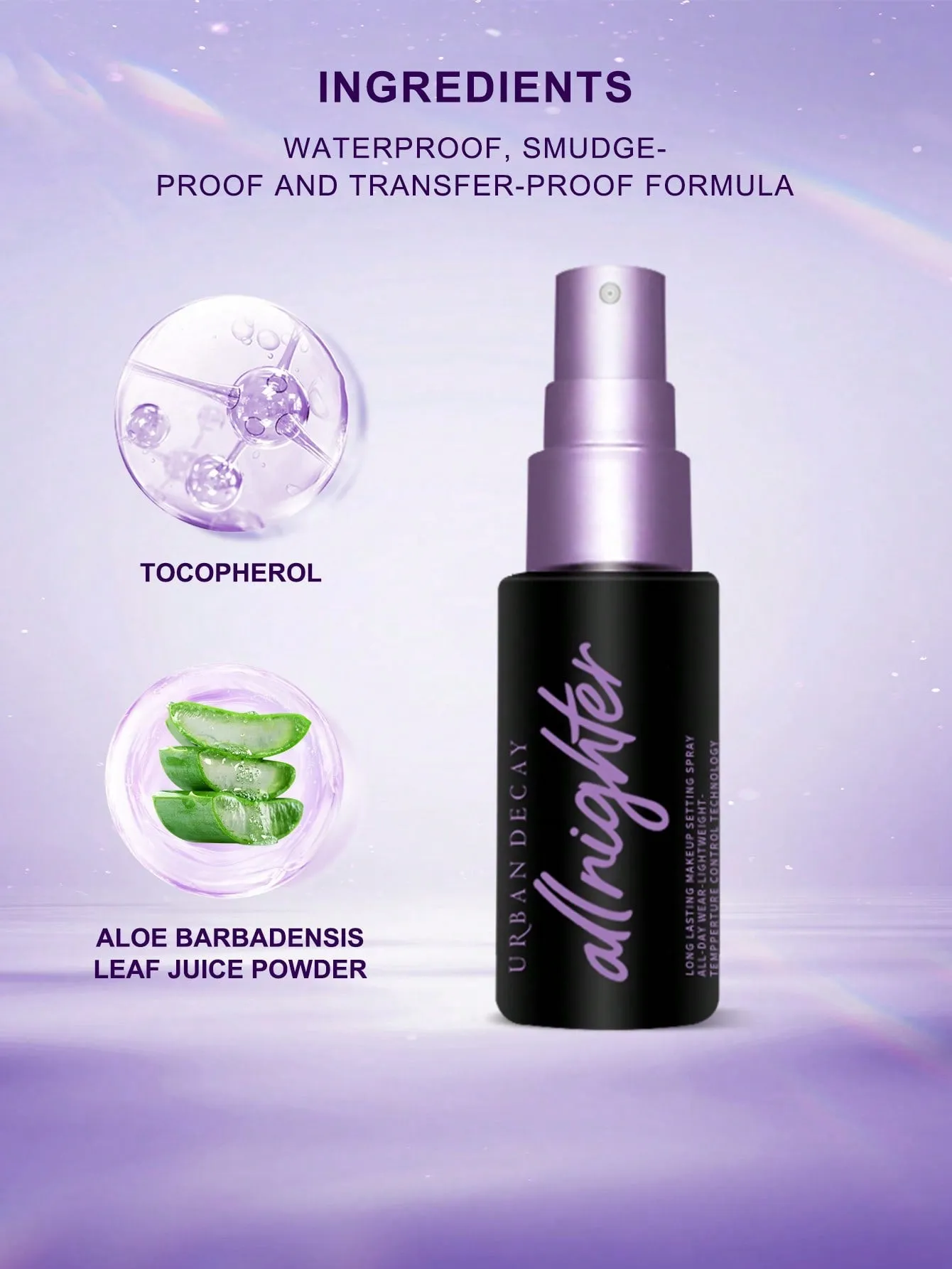 All Nighter Vitamin C Hydrating Setting Spray for Long-Lasting Makeup and Radiant Skin