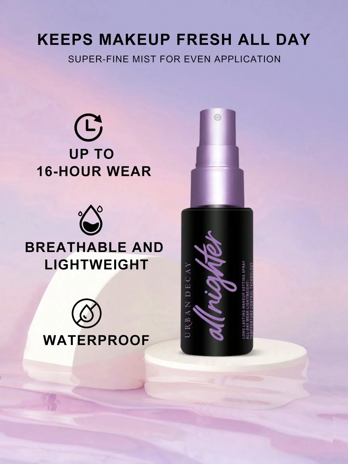 All Nighter Vitamin C Hydrating Setting Spray for Long-Lasting Makeup and Radiant Skin