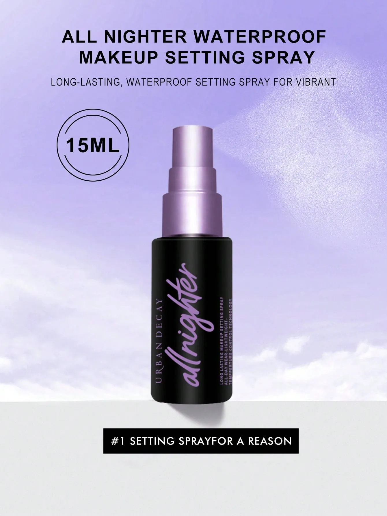 All Nighter Vitamin C Hydrating Setting Spray for Long-Lasting Makeup and Radiant Skin