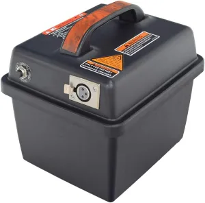 AlveyTech Battery Box Assembly for the Shoprider Echo (SL73) and the Shoprider Hero (10 Ah Batteries) - Replacement 24 Volt Box for Shoprider Electric Mobility Scooter (800501-699-00/800502-699-00)