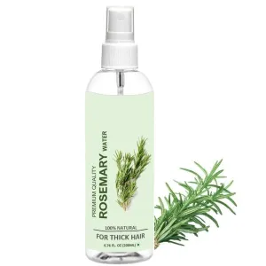 AM, Rosemary Hair Sp*ray, Rosemary Water for Hair Growth, Rose Mary Water Sp*ray, Roj Meri Hydrosol, Rose Merry Mist with Sp*rayBottle, Roseberry Steam Distilled Reviver 100% Pure Natural (200 ml)